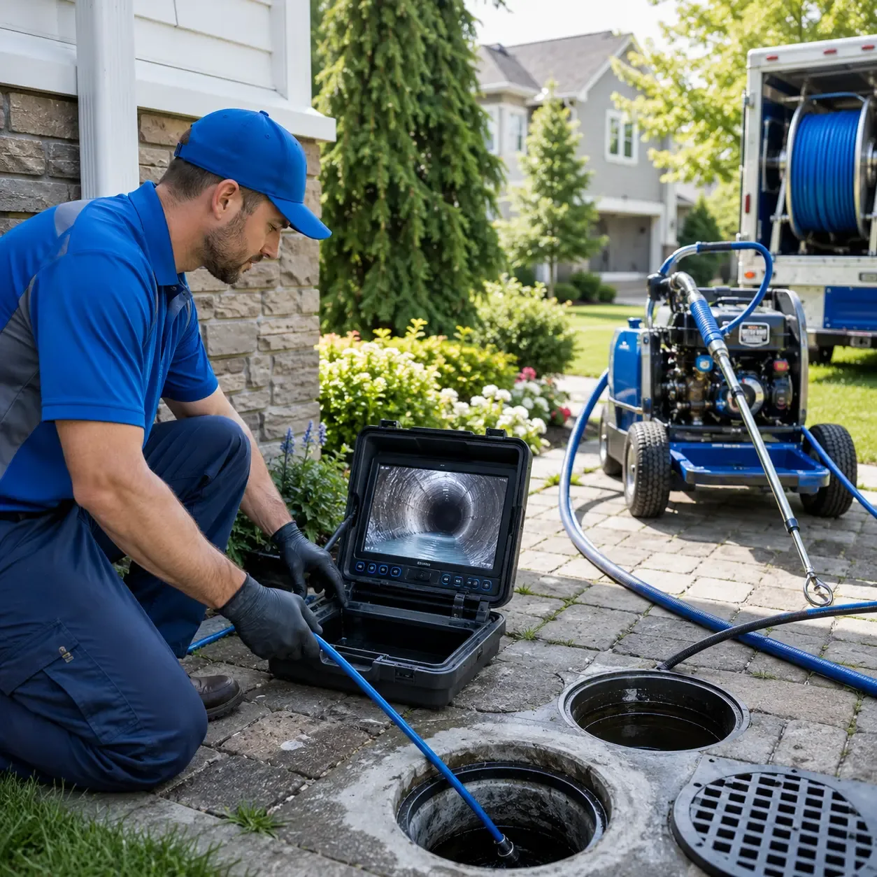 Outdoor drain cleaning professionals serving Steamboat Rock, IA